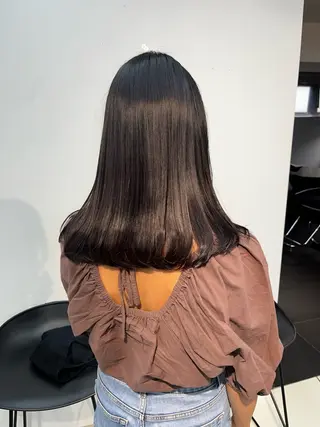 カラー 顔まわり/ボブウルフ 🤍愛唯(めい)のヘアスタイル