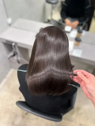 ロング 【ヤバ髪から美髪へ】 縮毛矯正特化アチワのヘアスタイル