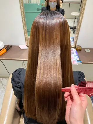 ロング rotika by Doll hair所属・RYOKA/ 透明感カラー/韓国風のヘアスタイル