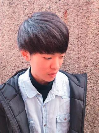 ショート カラー パーマ ヘアアレンジ メンズ CHIC share salon所属・ちこ .のヘアスタイル