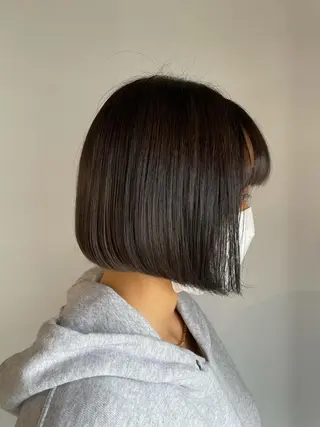 ショート カラー ヘアアレンジ マツエク・マツパ 透明感カラー/推しカ ラー☁️JURAのヘアスタイル