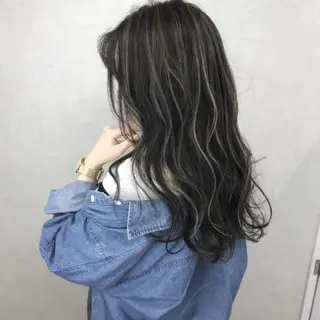 ロング カラー LUSTRE クロサワのヘアスタイル