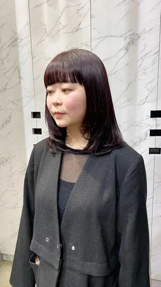 ミディアム マツザキ マナトのヘアスタイル