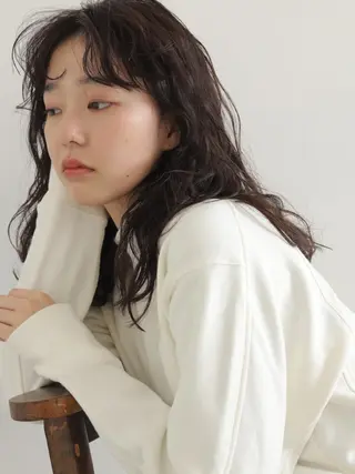 セミロング カラー パーマ Labyrinth所属・Labyrinth /  ichigoのヘアスタイル