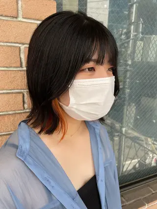 ミディアム ボブヘアカット Rikapi❤️のヘアスタイル