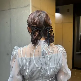 セミロング ヘアアレンジ 〖❁田尻千尋| LEONID❁〗のヘアスタイル