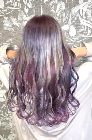 ロング カラー パーマ ヘアアレンジ APSEE メンズカラー特化のヘアスタイル