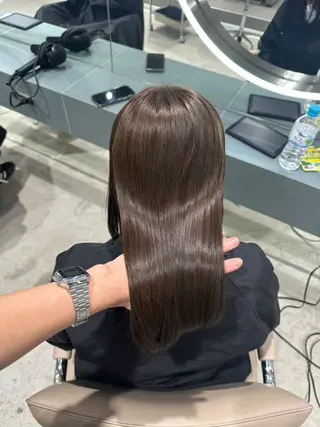 ミディアム カラー ✨髪質改善 縮毛矯正 艶髪 立川 コウキ✨のヘアスタイル
