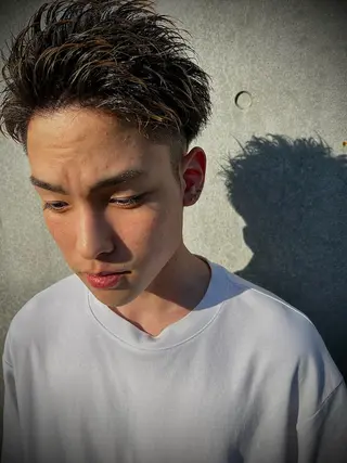 パーマ メンズ men's salon SOL所属・TAIYO帯広/ メンズパーマ/波巻きのヘアスタイル