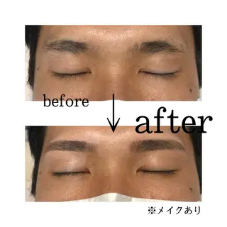 メンズ アイブロウ Le'a first【レアファースト】 京都店所属・Le'a first ユイの眉毛・アイブロウイメージ