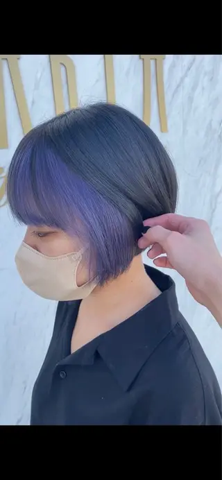 ショート 栁澤 風花/メンズパーマのヘアスタイル