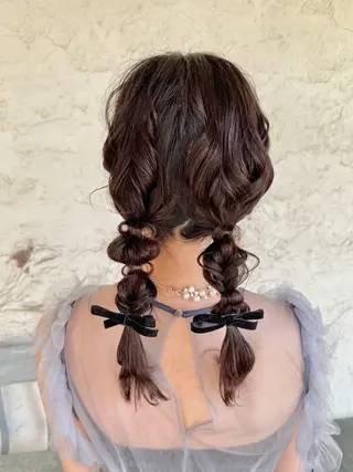 ヘアアレンジ 大橋 彩芽のヘアスタイル