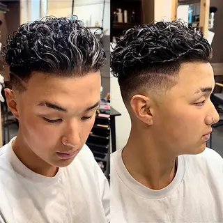 パーマ メンズ 年間2000名担当◎ パーマ職人/仲原佑樹のヘアスタイル