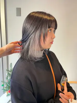 ミディアム カラー uno rioのヘアスタイル