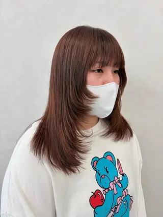 セミロング 🌼似合わせカラー / Misaki🌼のヘアスタイル