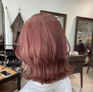 ミディアム カラー ヘアアレンジ 🌹TikTok４万 ﾌｫﾛﾜｰ🌹AKIのヘアスタイル