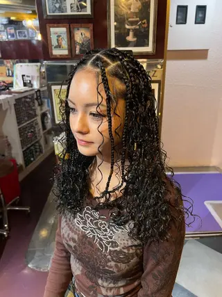 ミディアム 横浜ロングミディアム レイヤー/ 平林侑馬のヘアスタイル