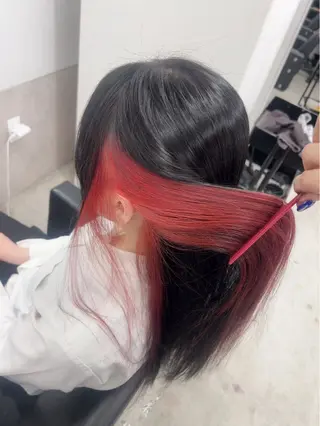 ロング カラー ミルクティー/ピンク /ブロンド 咲良のヘアスタイル