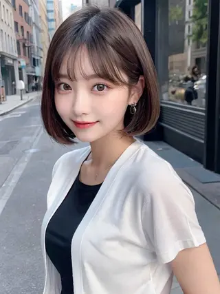 ショート LOVESTOIKE 井上つぐみ/透明感のヘアスタイル