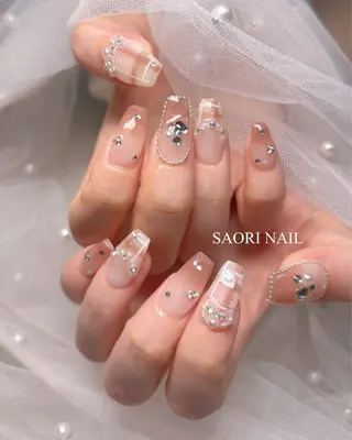 ネイル 長さだし特化サロン SAORINAILのネイルデザイン