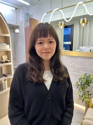 ロング カラー 佐合 梨花 / ｅａｕ〈オー〉のヘアスタイル