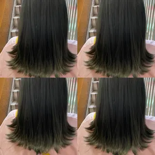 ミディアム カラー Minami. 🩵 再現性特化ヘアのヘアスタイル