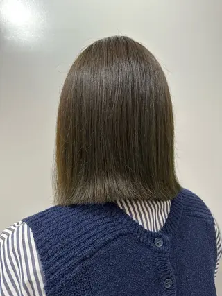 ミディアム 酸性ストレート/艶髪 /縮毛/sara❄️のヘアスタイル