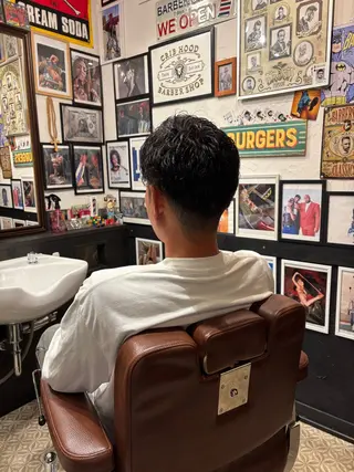 ショート パーマ メンズ CribHoodbarbershop所属・白井 昇太のヘアスタイル