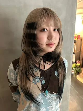 ロング カラー デザイン/アレンジ ❤︎イシイレイのヘアスタイル