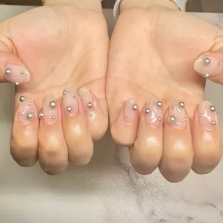 ネイル Chiara 長さ出し/パラジェルのネイルデザイン