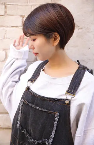 ショート カラー ショートヘア特化 似合せが得意🤩のヘアスタイル