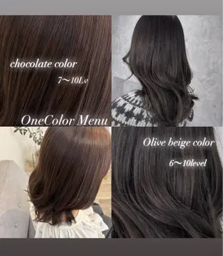 カラー うる艶カラー/韓国風 折戸光希のヘアスタイル