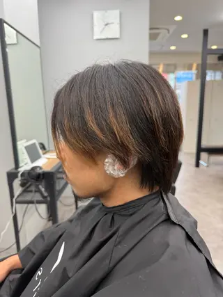 ショート カラー メンズ 後藤 優斗のヘアスタイル