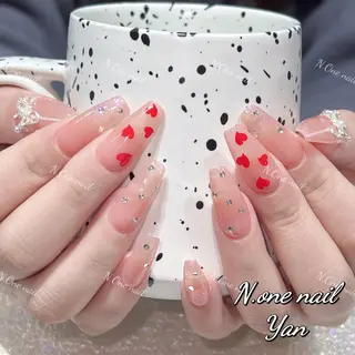 ネイル 長いだし/スカルプ/ パラシェルN.oneのネイルデザイン