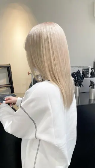 ショート カラー パーマ ヘアアレンジ メンズ キッズ nico TOKYO 渋谷所属・ブリーチ　ハイトーン 特化🌈フジタハルキのヘアスタイル