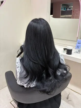 セミロング カラー ヘアアレンジ 💟RINNA 艶カラー💟のヘアスタイル