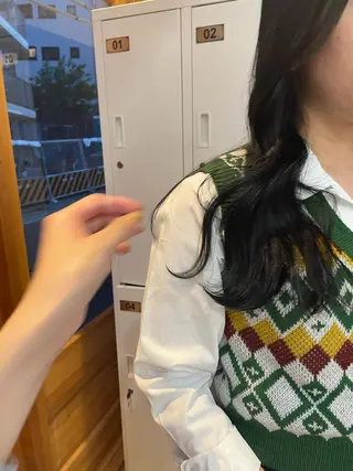 セミロング カラー 中目黒🌼 🌼ハナのヘアスタイル