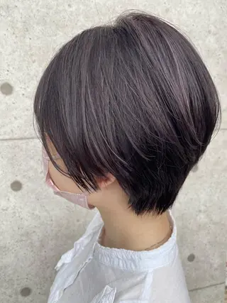 ショート カラー 🌿 Y U Iのヘアスタイル