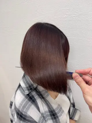 ミディアム Ash国立店 池田勇一”のヘアスタイル