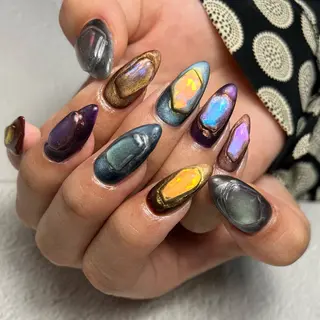 ネイル 丁寧カウンセリング 個性派ネイルyukoのネイルデザイン