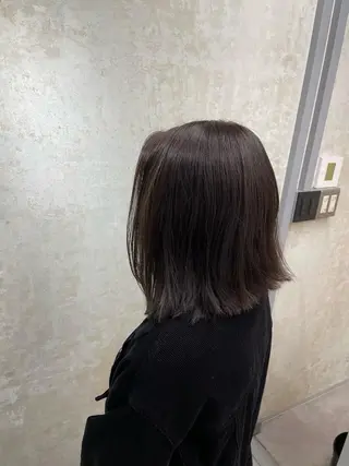 ミディアム blanc hair 西中島MASARUのヘアスタイル