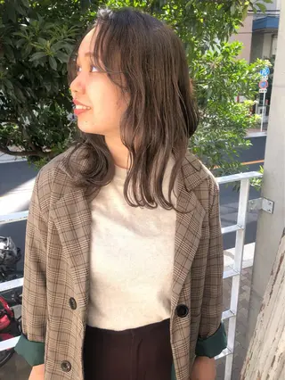 ミディアム メンズ特化美容師 ハスイルイのヘアスタイル