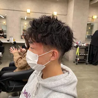 ショート カラー パーマ メンズ 🔷横浜/メンズ TAKUMI🔷のヘアスタイル