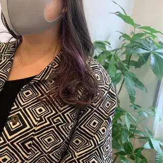 セミロング カラー 韓国🇰🇷髪質改善 Chisaki치사키のヘアスタイル