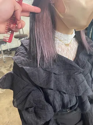 ミディアム カラー La fith hair ray所属・メンズ/パーマ/ ブリーチ/KAITOのヘアスタイル