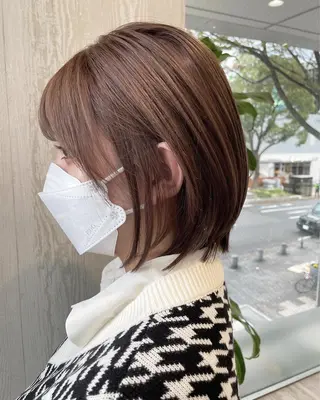 ショート カラー 河合秀明/ショート /ボブ/レイヤーのヘアスタイル