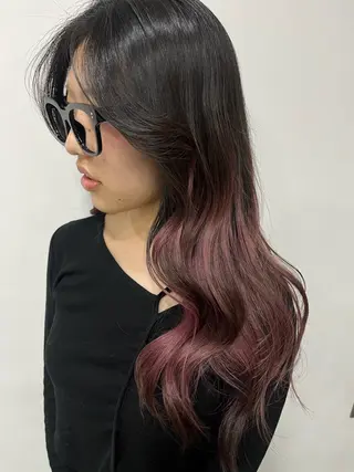 ロング カラー 【Plug】 🍁Kaede🍁のヘアスタイル