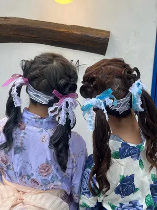 ヘアアレンジ ZAZA YUKAのヘアスタイル