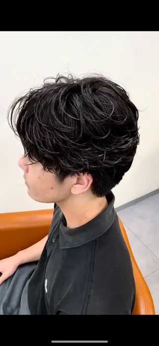 メンズ パーマ／京都駅 ／メンズ/藤井　翔のヘアスタイル
