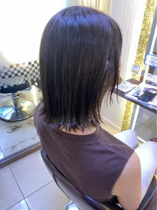 ミディアム カラー ✨垢抜け✨3Dカラー 山本美侑のヘアスタイル